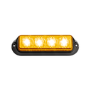 LED-Blitzer | 4 LEDs | 12-24V | gelb