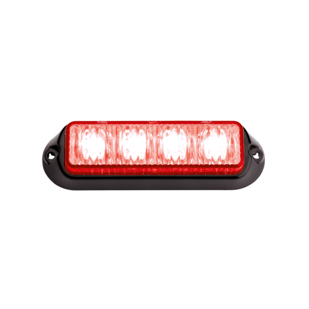 Intermitente LED | 4 LED | 12-24V | rojo