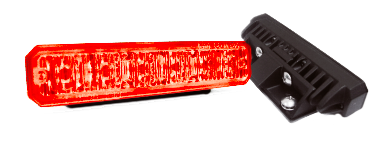 Lampeggiatore a LED | 6 LEDs | 12-24V | rosso