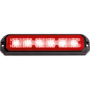 LED Flitser | 6 LEDs | 12-24V | rood