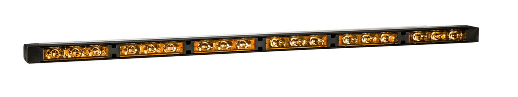 Directionele LED lichtbalk | 6 modules | 12-24V | oranje