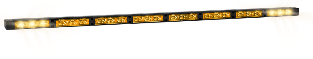 Directionele LED lichtbalk | 8 modules | 12-24V | oranje/oranje