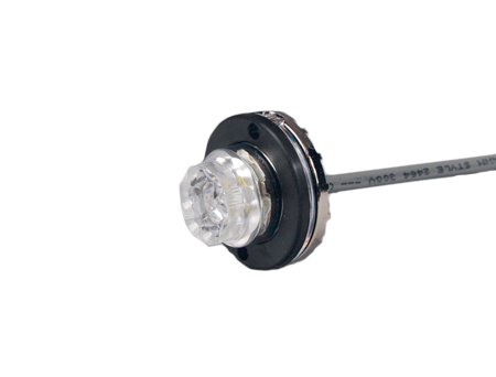 Round flasher | LED | 6 LEDs | 12-24V | white