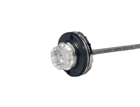 Lampeggiatore a LED rotondo | 6 LEDs | 12-24V | rosso