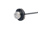 Lampeggiatore a LED rotondo | 6 LEDs | 12-24V | rosso