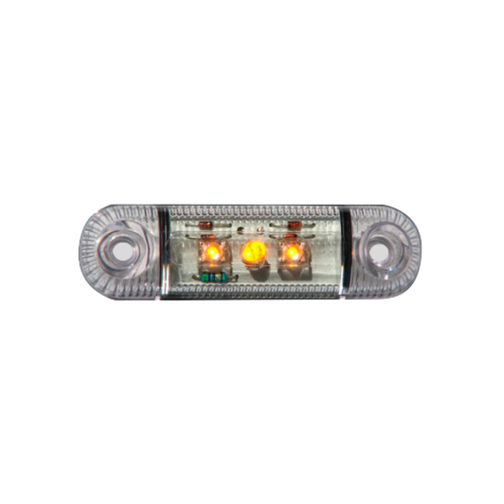 Luz de posición LED | 3 LED | 12-24V | ámbar