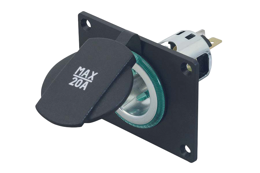 Socket for cigar lighter plug