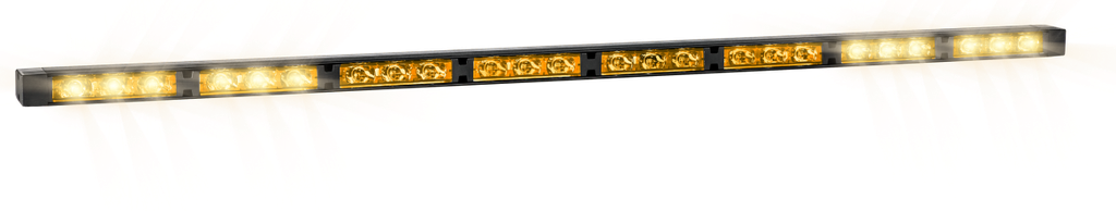 Directionele LED lichtbalk | 8 modules | 12-24V | oranje/oranje
