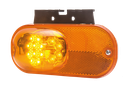LED marker light and direction indicator | 12-24V | amber