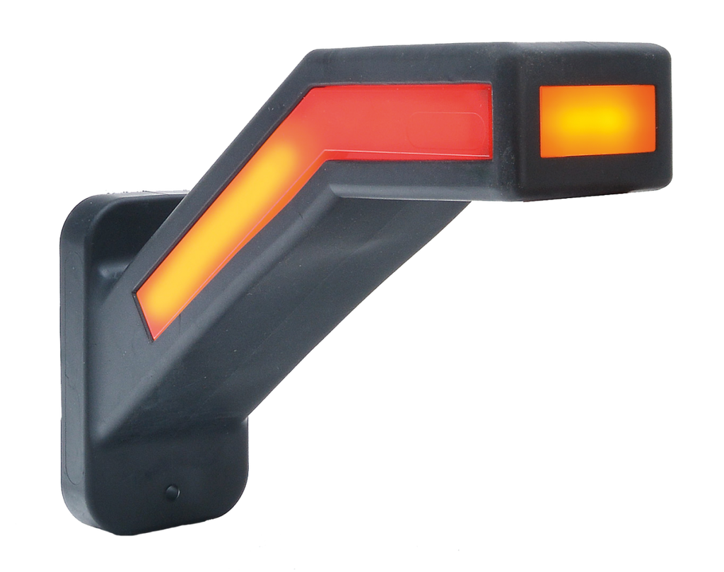 With dynamic direction indicator  | right | 12-24V | red/white/amber