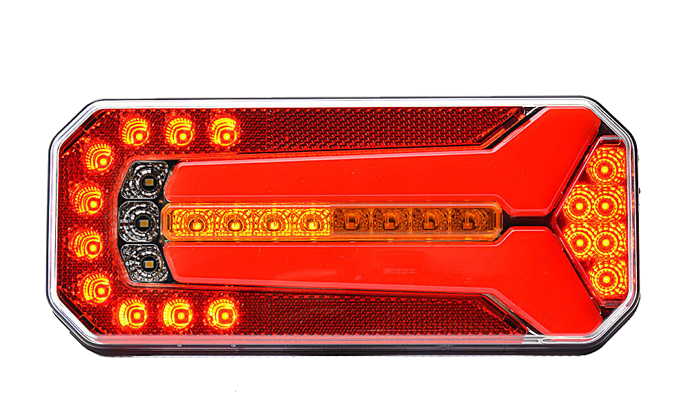 LED achterlicht | links+rechts | 12-24V