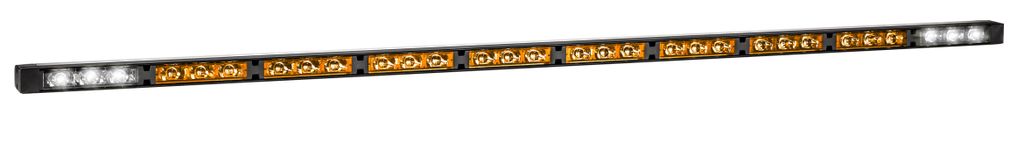 Rampe directionnelle à LED | 10 modules | 12-24V | orange/blanc