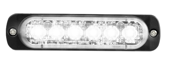 Flitser | LED | 6 LEDs | 12-24V | wit