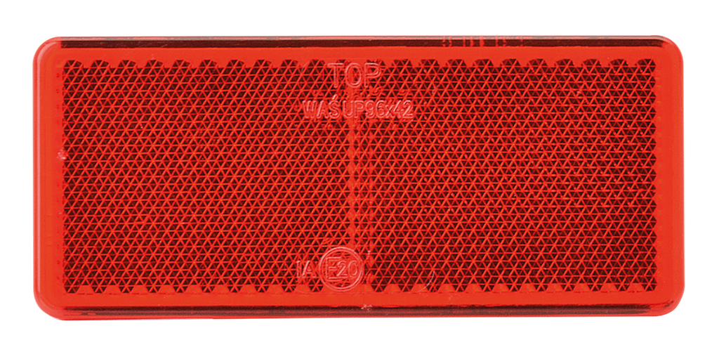 Reflector | rectangular | red
