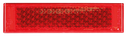 Reflector | rectangular | red