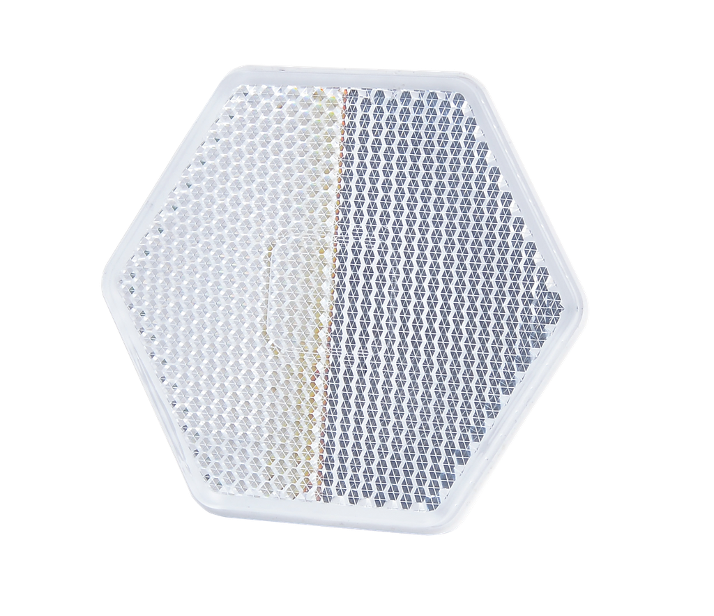 Reflector | 6-hoekig | wit