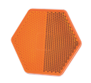 Reflector | 6-hoekig | oranje