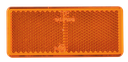 Reflector | rectangular | amber