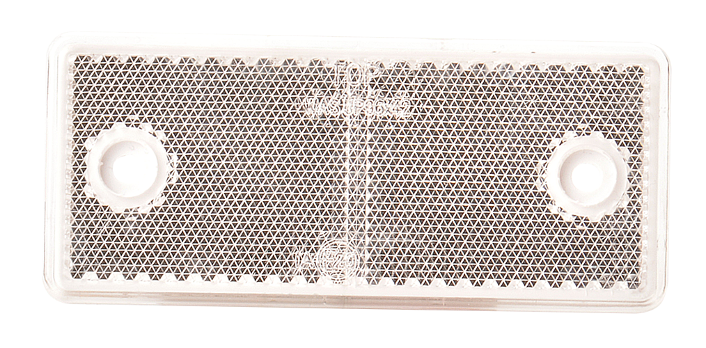 Catadioptre | rectangulaire | blanc