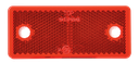 Catadioptre | rectangulaire | rouge