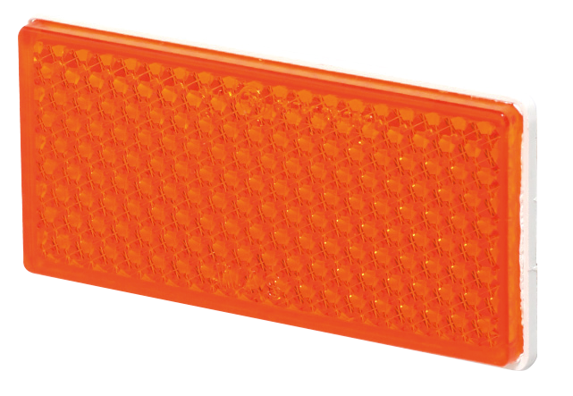 Catadioptre | rectangulaire | orange