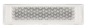 Catadioptre | rectangulaire | blanc