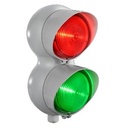 Feu de signalisation | 230V AC | rouge/vert | IP66