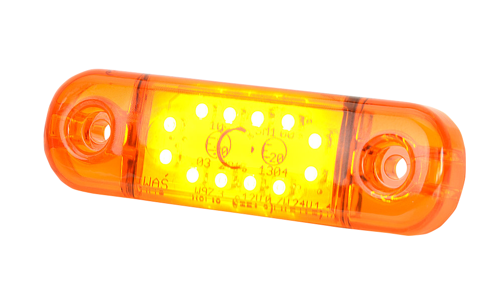 Feu d'encombrement LED | 3 LEDs | 12-24V | orange
