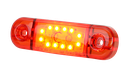 LED markeerverlichting | 12 LEDs | 12-24V | rood