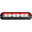 LED-Blitzer | 2x6 LEDs | 12-24V | rot/weiß