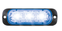 Flitser | LED | 3 LEDs | 12-24V | blauw