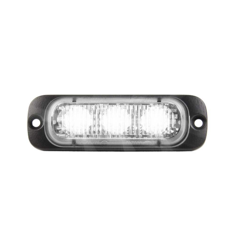 Lampeggiatore a LED | 3 LEDs | 12-24V | bianco