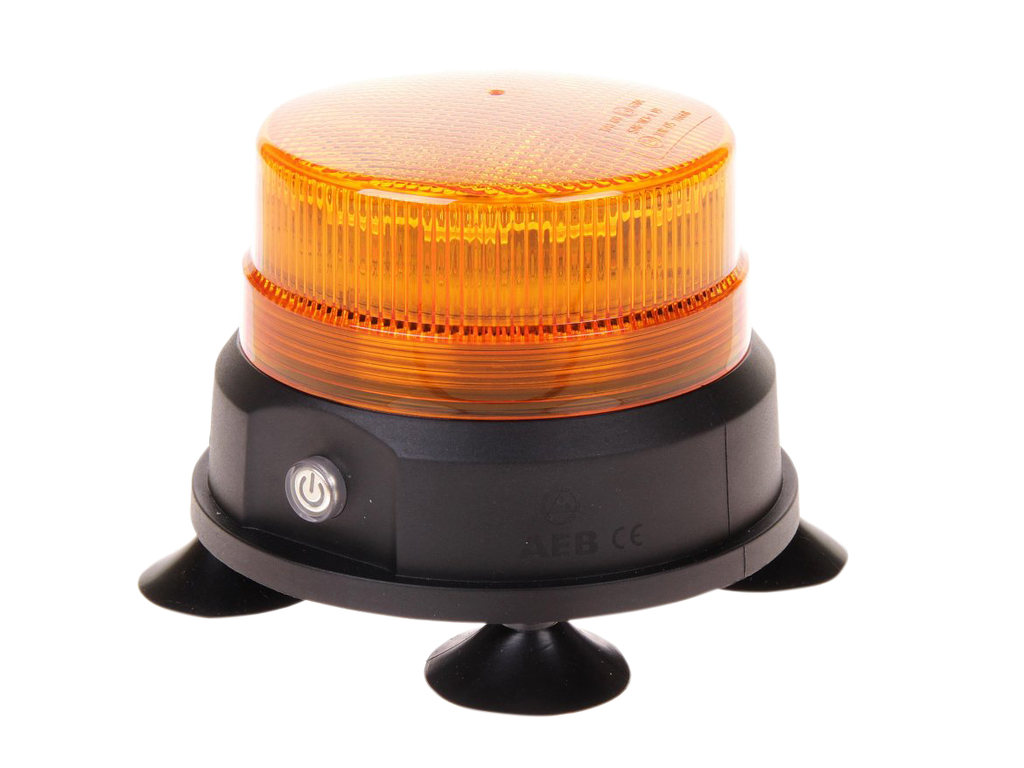 Flitslicht | LED | oranje | set | magnetisch | op batterij