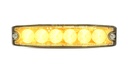 LED Flitser | 6 LEDs | 12-24V | oranje