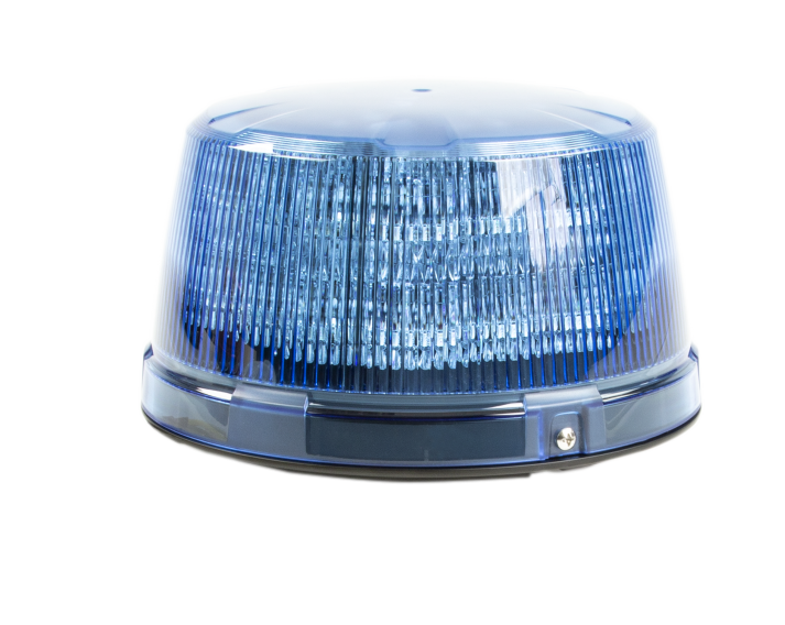 Rundumleuchte | LED | 3-Punkt-Befestigung | 12-24V | blau