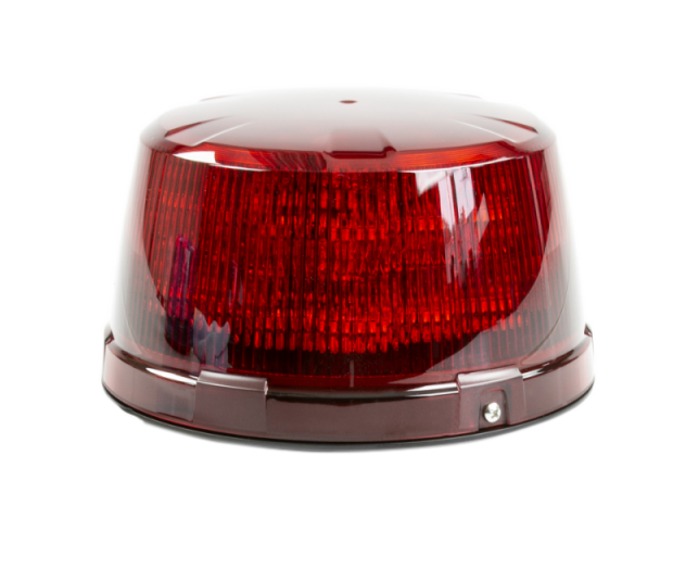 Flitslicht | LED | 3 puntsbevestiging | 12-24V | rood