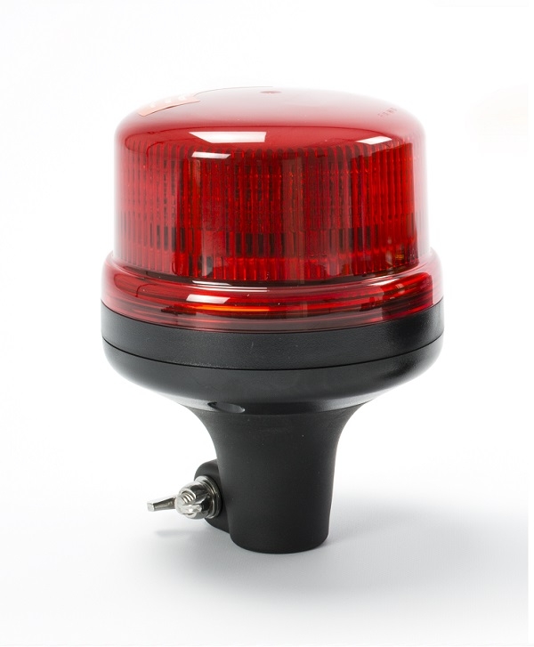 Flitslicht | LED | flexibele buisbevestiging | 11-110V | rood