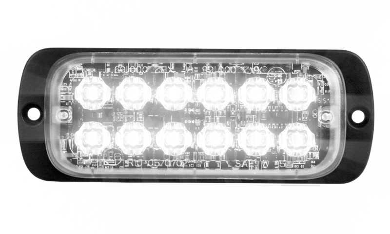 Feu flash | LED | 12 LEDs | 12-24V | blanc