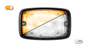 Feu flash | LED | 12 LEDs | 12-24V | lentille transparente | orange