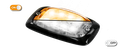 LED Flitser | 8 LEDs | 12-24V | transparante lens | oranje 
