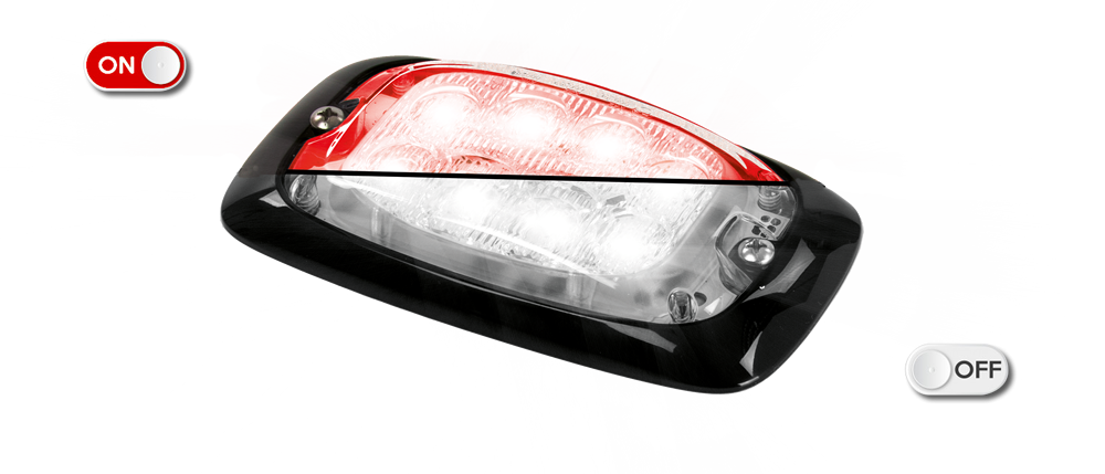 Intermitente LED | 8 LED | 12-24V | rojo