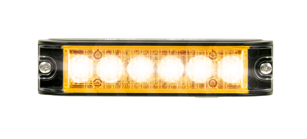 Lampeggiatore a LED | 6 LEDs | 12-24V | ambra LEDs