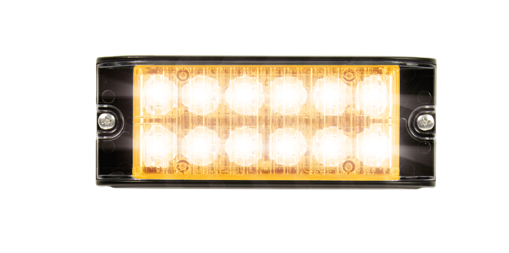 Feu flash | LED | 12 LEDs | 12-24V | LEDs oranges