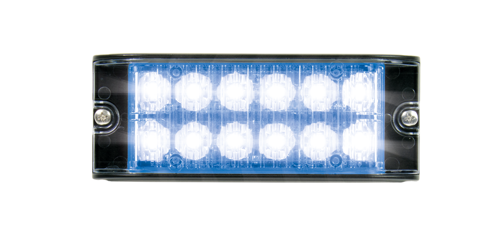 Feu flash | LED | 12 LEDs | 12-24V | LEDs bleues