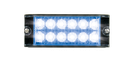 Flitser | LED | 12 LEDs | 12-24V | blauwe LEDs