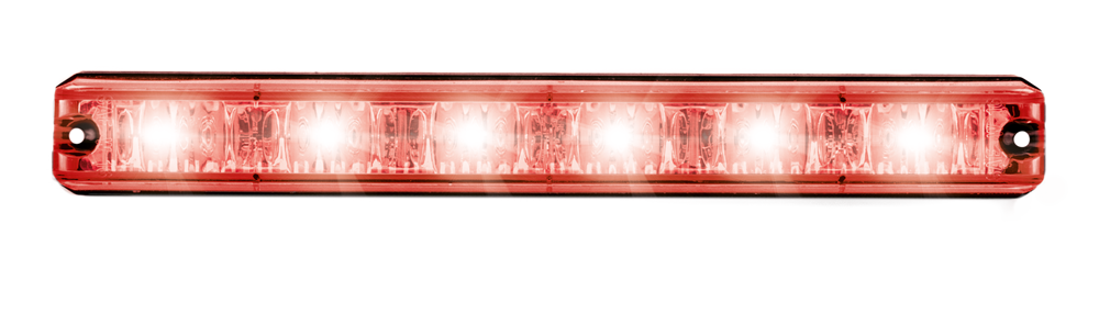 LED-Blitzer | 6 LEDs | 12-24V | rot