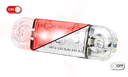 Feu d'encombrement LED | 3 LEDs | 12-24V | rouge