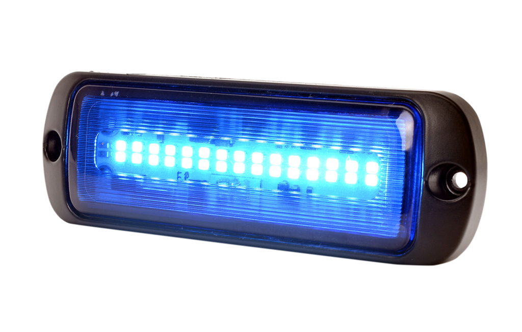 LED Flitser | 30 LEDs | 12-24V | blauw