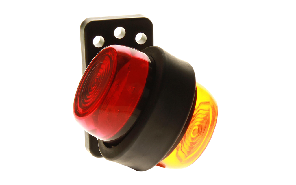 Feu d'encombrement LED | gauche+droite | 12-24V | orange/rouge