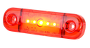 Luz de posición LED | 5 LED | 12-24V | rojo